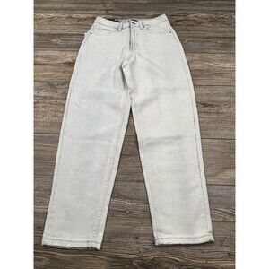 Wild Fable Women's Size 2 Super‎ High Rise Tapered Stretch Jeans Light Wash